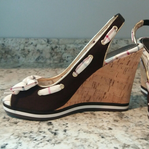 Coach wedge sandals size 8M - Picture 4 of 5